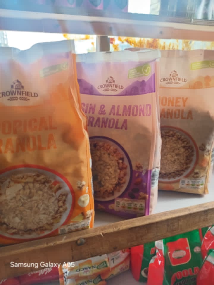 Granola - Raisin & Almond, Tropical or Honey
