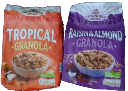 Granola - Raisin & Almond or Tropical
